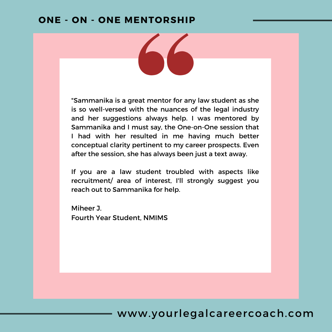 One On One Mentorship - YLCC