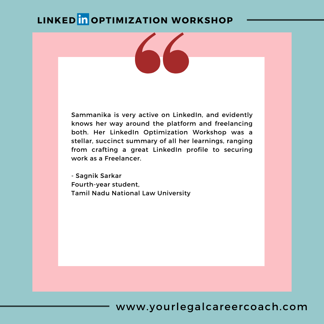 LinkedIn Optimisation Workshop - YLCC