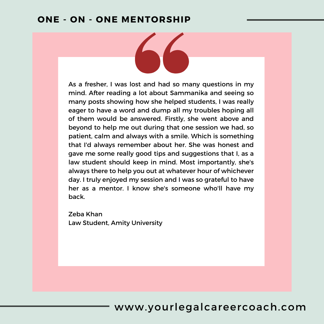 One On One Mentorship - YLCC