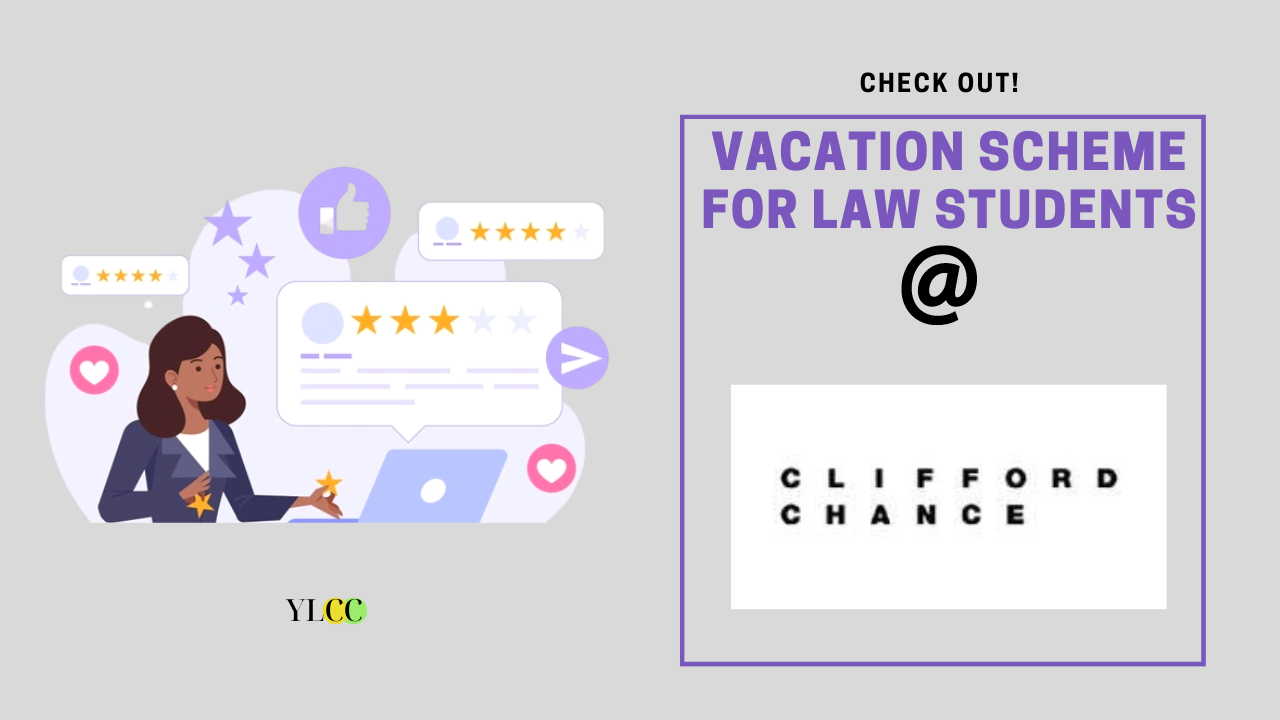 Application For Vacation Scheme For Law Students With UK's Leading